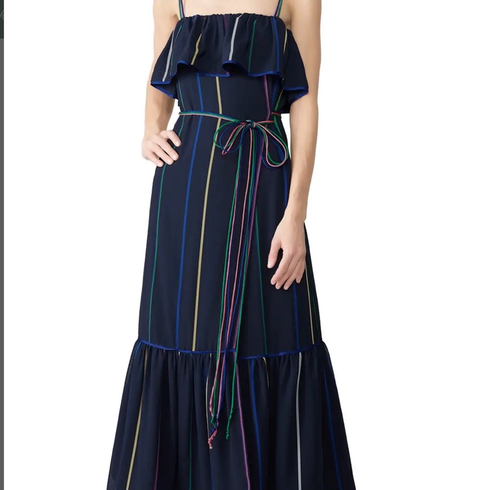 Derek Lam 10 Crosby Ruffle Cami Maxi sz 4